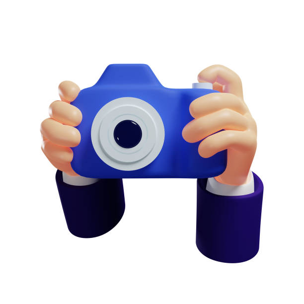 istock 3d hands holding a camera, taking pictures, isolated on a white background, 3d rendering 1359836202