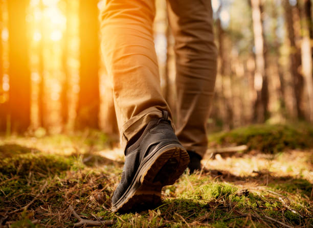 istock speed-hiking mens sneakers close up 1359837154