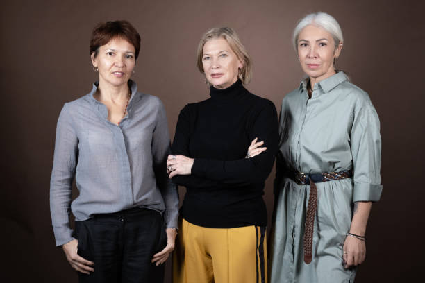 istock Elegant mature women portrait 1359844146