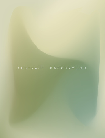 Abstract gradient soft cloud background in pastel green tones. Modern blurred background. Cover modern template. For flyers, banners, brochure, placard, poster, card design