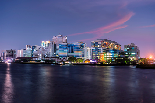 Siriraj Hospital A major government hospital in Bangkok, Thailand. situated by the Chao Phraya River.