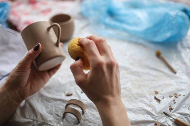 istock Craft Woman , Ceramic Workshop And Small Shopkeeper 1359851656