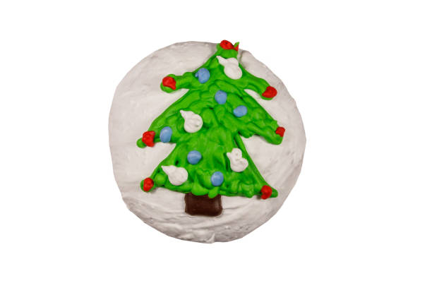 istock Christmas gingerbread cookie isolated on white background 1359854220