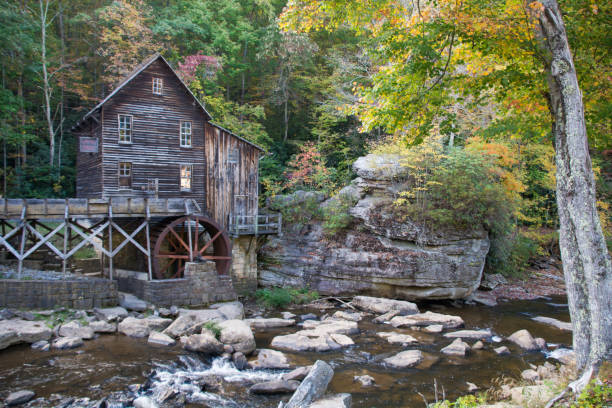 istock Glade Creek Grist Mill in the fall 1359855911