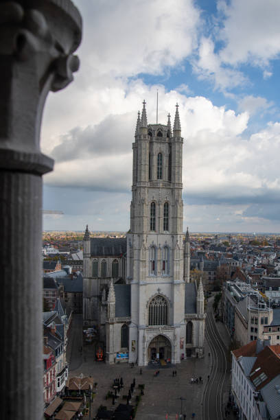 istock sint baafs cathedral in Ghent Belgium 1359865521