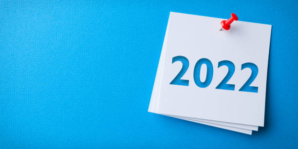 istock White Sticky Note With Happy New Year 2020 And Red Push Pin On Blue Background 1359866503