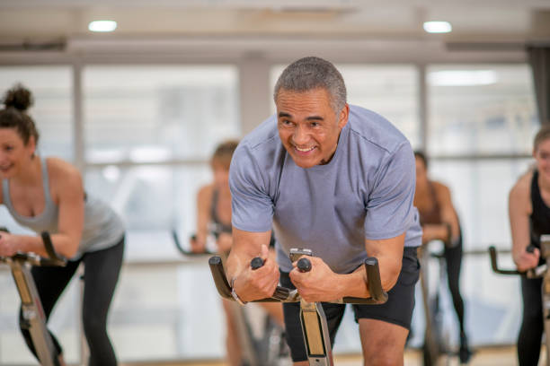 istock Adult Cycling Class 1359870891