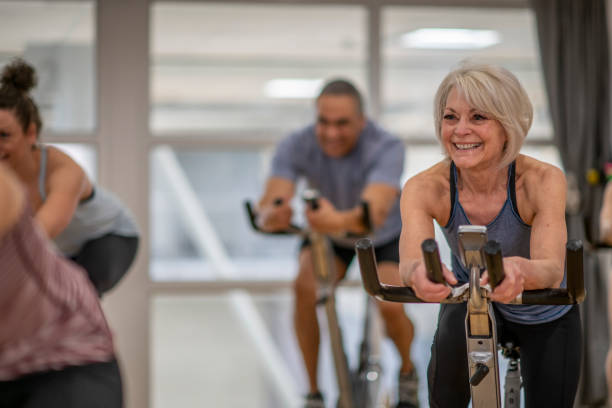 istock Adult Cycling Class 1359870951