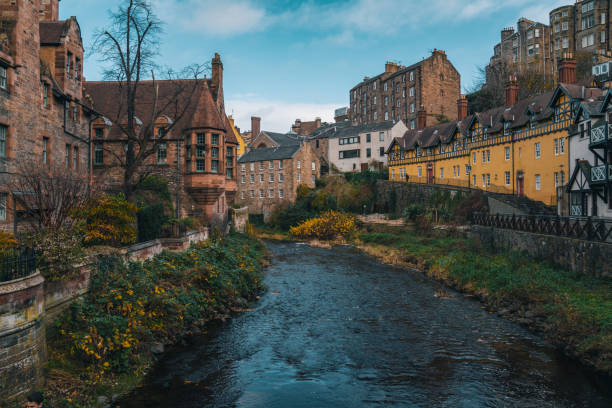 istock Dean Village along the river Leith in Edinburgh, Scotland 1359884318