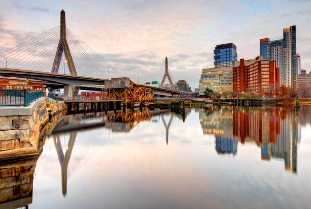 istock Zakim Bridge in Boston, Massachusetts 1359889478