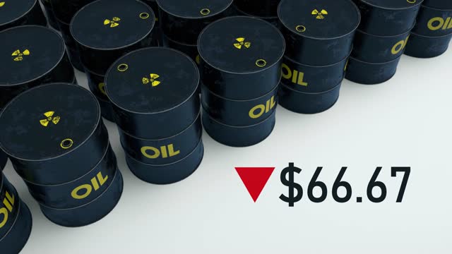 Oil Barrels, Oil Drums, Prices Falling Down