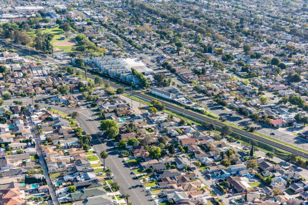 istock Suburban Los Angeles From Above 1359906179