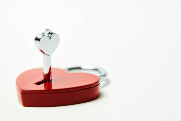 istock Valentines day background with red heart shaped lock 1359907993
