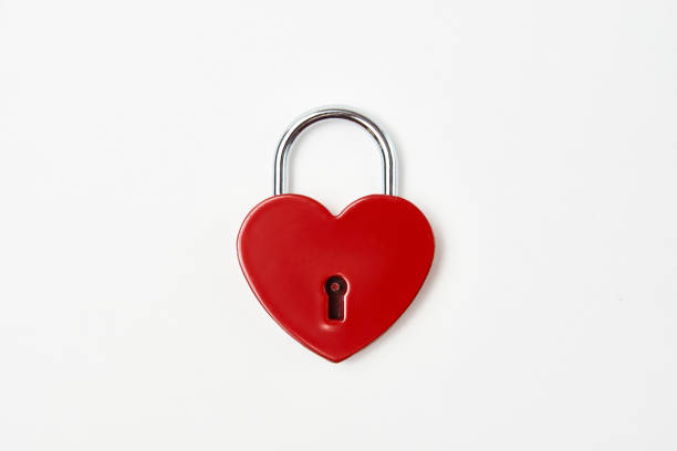 istock Valentines day background with red heart shaped lock 1359907995
