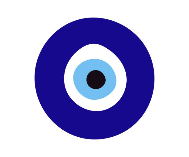 トルコのナザール記号。ギリシャの魅力やお守り。 - evil eye beads点のイラスト素材／クリップアート素材／マンガ素材／アイコン素材