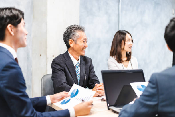 istock Business people having a meeting in a relaxed atmosphere 1359914333