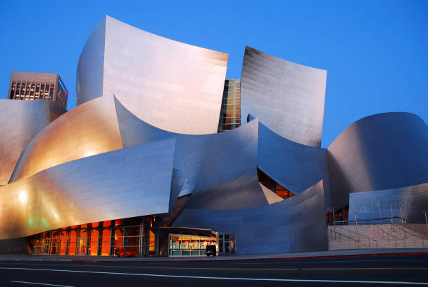 Walt Disney Concert Hall, Los Angeles stock photo
