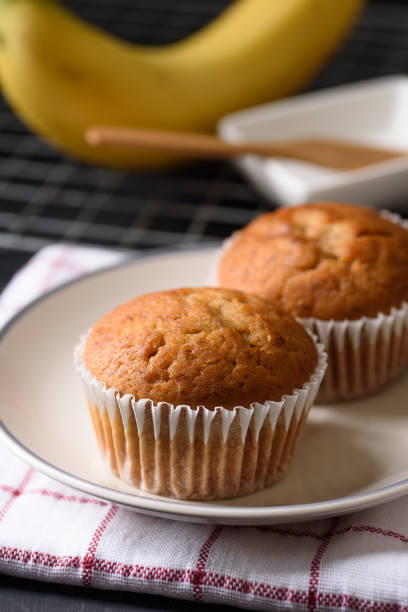 istock Healthy breakfast banana cake 1359916189