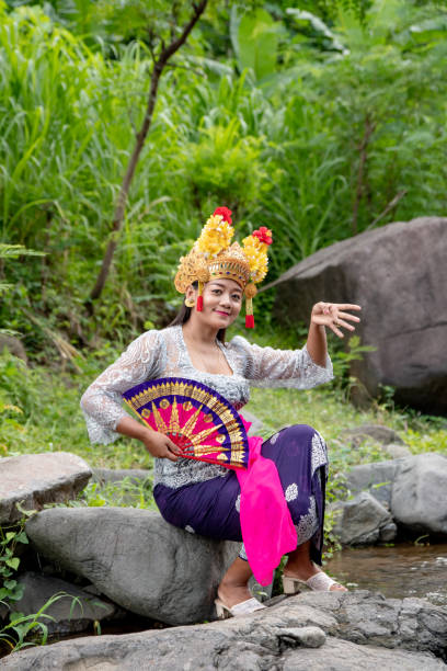 istock Balinese dancer woman. 1359917603
