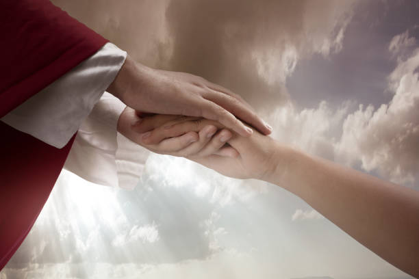 istock Jesus Christ gave his help to his follower 1359927668