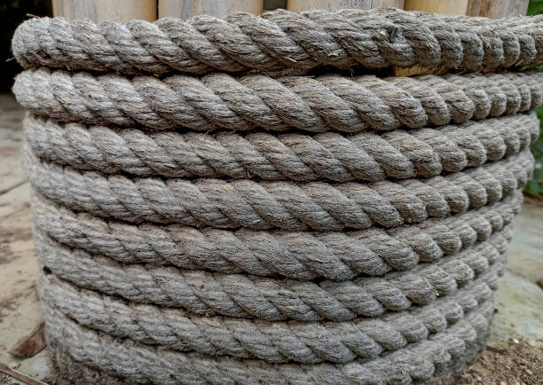 istock rope tied to the pole 1359938570