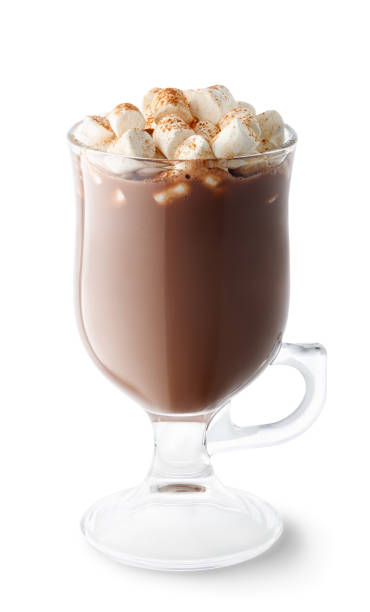 istock hot chocolate with marshmallows in glass cup isolated on white 1359942752