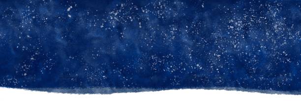 illustrations, cliparts, dessins animés et icônes de fond d’hiver avec ciel bleu et neige - illustration and painting panoramic sky snow