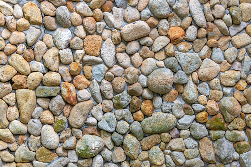 Background showing natural rounded rocks