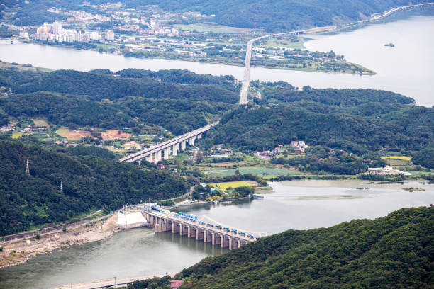 istock Hangang view seen from Mt. Gumdansan 1359952227