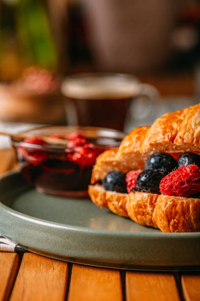 istock Croissant With Jam and Forest Fruit 1359953106