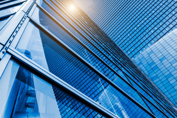 istock Exterior of glass office building 1359956117