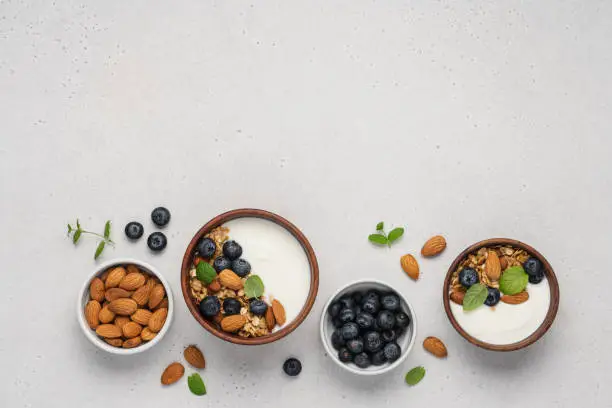 Photo of Granola bowl with berries and yoghurt