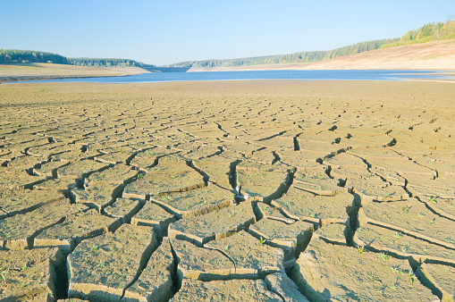 Drinking water reservoir after a major drought