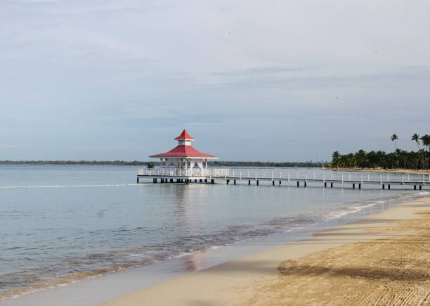 istock Pier, gazebo and sea 1359975406