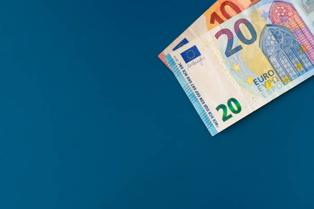European Union Currency, Euro notes Euro banknotes in 10, 20 european union euro note stock pictures, royalty-free photos & images