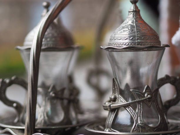 istock Otantic Copper Coffee Pot and Copper Tea Pot 1359979125
