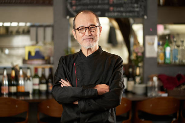 istock Asian man working in a restaurant 1359979479