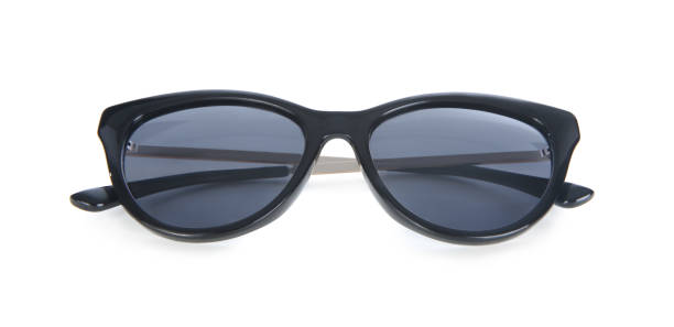 istock Stylish sunglasses isolated on white. Beach accessory 1359979552