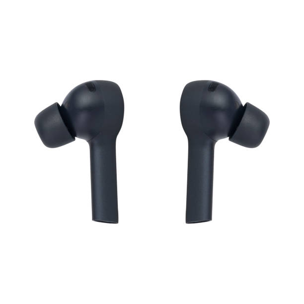 istock Wireless headphones on a white background. 1359986591
