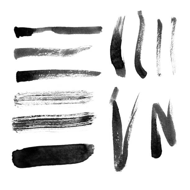 istock Sumi-e ink painting strokes. Minimalism zen style. 1359993326