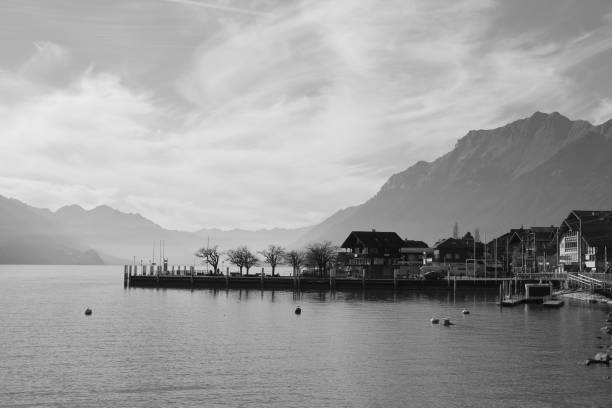 istock Houses and trees in Brienz. 1359993352