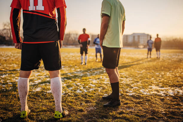istock Soccer players substitution 1359993596