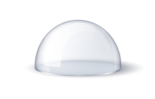 3D transparent dome