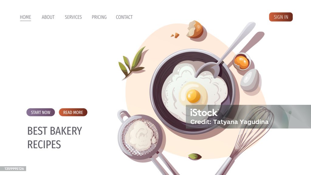 Farine, œufs, tamis, fouet. Boulangerie, boulangerie, cuisine, produits sucrés, dessert, concept de pâtisserie. - clipart vectoriel de Affiche libre de droits Farine, œufs, tamis, fouet. Boulangerie, boulangerie, cuisine, produits sucrés, dessert, concept de pâtisserie. - clipart vectoriel de Affiche libre de droits