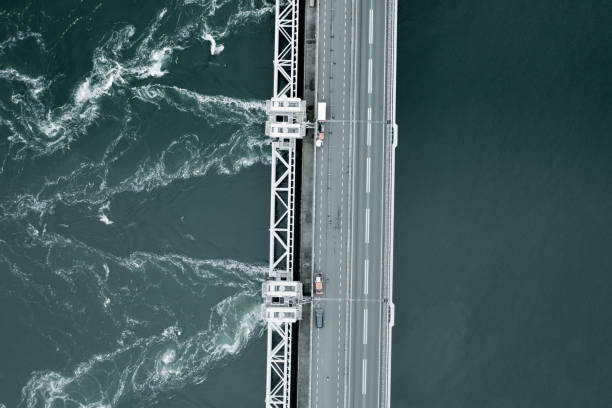 istock Storm Surge Dam Venting Water During High Tide 1359998181