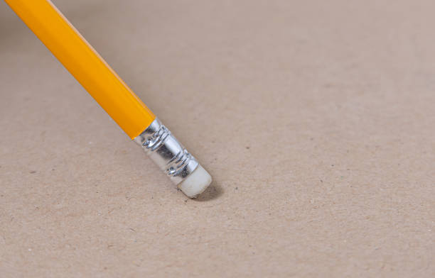 istock Close up of a eraser pencil, 1360005212