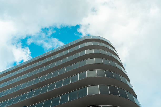 istock Glazed facade of a modern building 1360009181