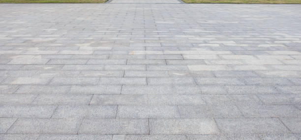 istock Pavement made of stone slabs 1360015026