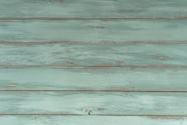 istock Wood rustic light blue or green background. 1360016358
