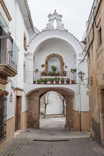 istock Villa Gate inner arch, Alburquerque, Extremadura, Spain 1360017074